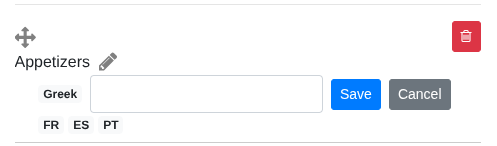 Manage Categories - Add translation