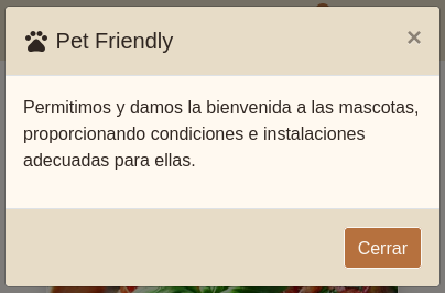 Ventana «Pet Friendly» Ventana «Pet Friendly»