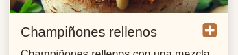 Botón «Lista» - sin seleccionar Botón «Lista» - sin seleccionar