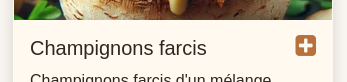 Bouton « Liste » — non sélectionné