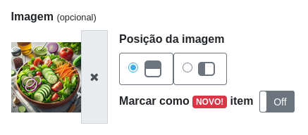 ‘Campo “Imagem” da janela “Adicionar item”’