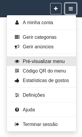 Pré-visualizar menu